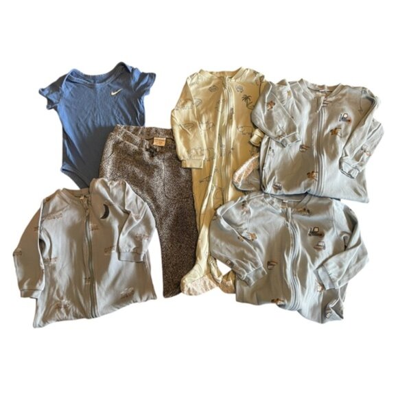 Zara Other - Baby Toddler Boy Bundle Lot Sleepers Onesie Pants 12 18m 18m 12m 18 24m Clothing